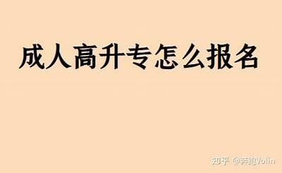成人高升专免费视频课程大全